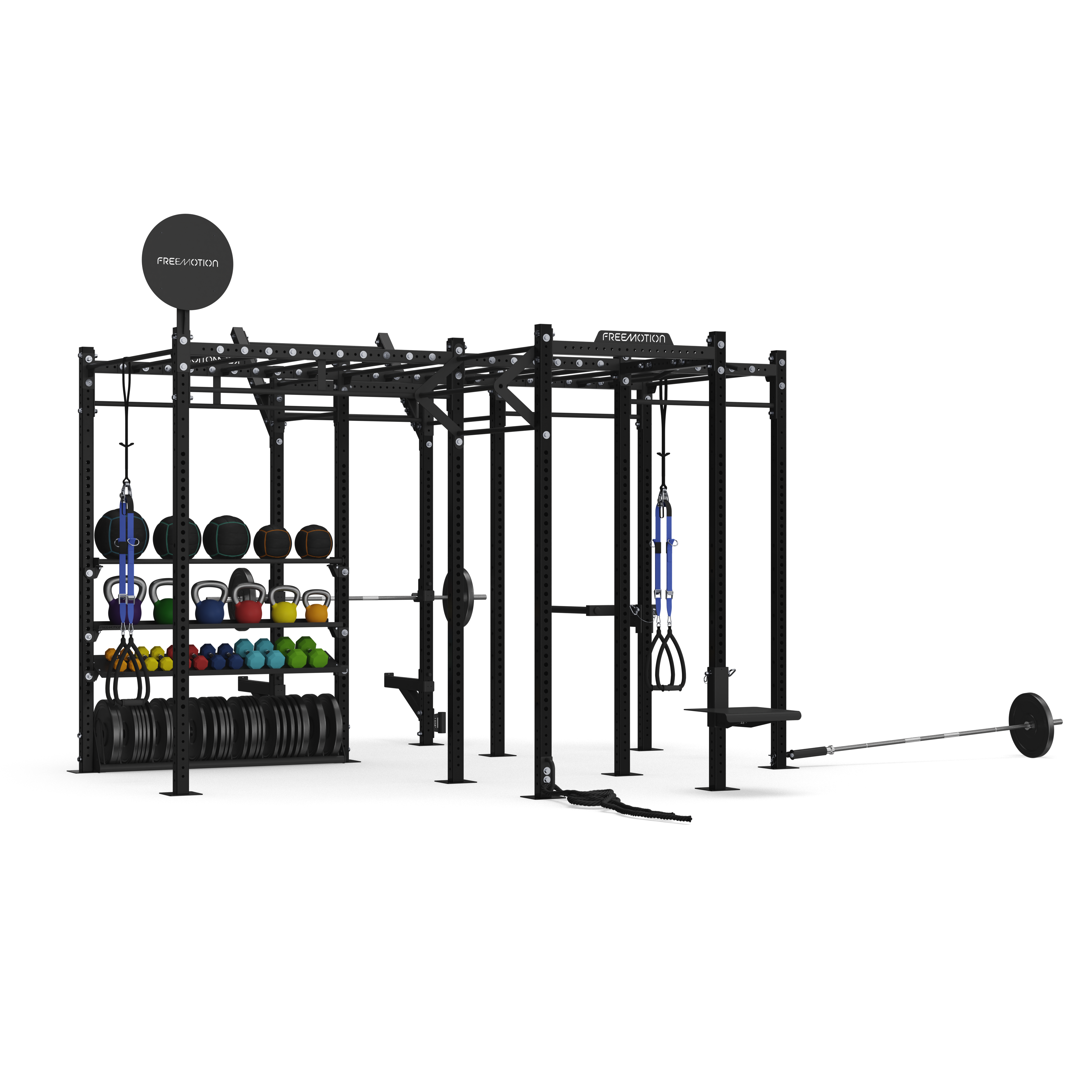 FMDY14XRG - Premium X-Rig 4.5_14-ft_black_0002 Endurance Stepper with Group Training LED Console