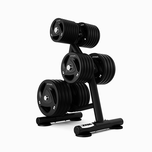 3. SC DISC STORAGE RACK.jpeg Endurance Stepper with Group Training LED Console